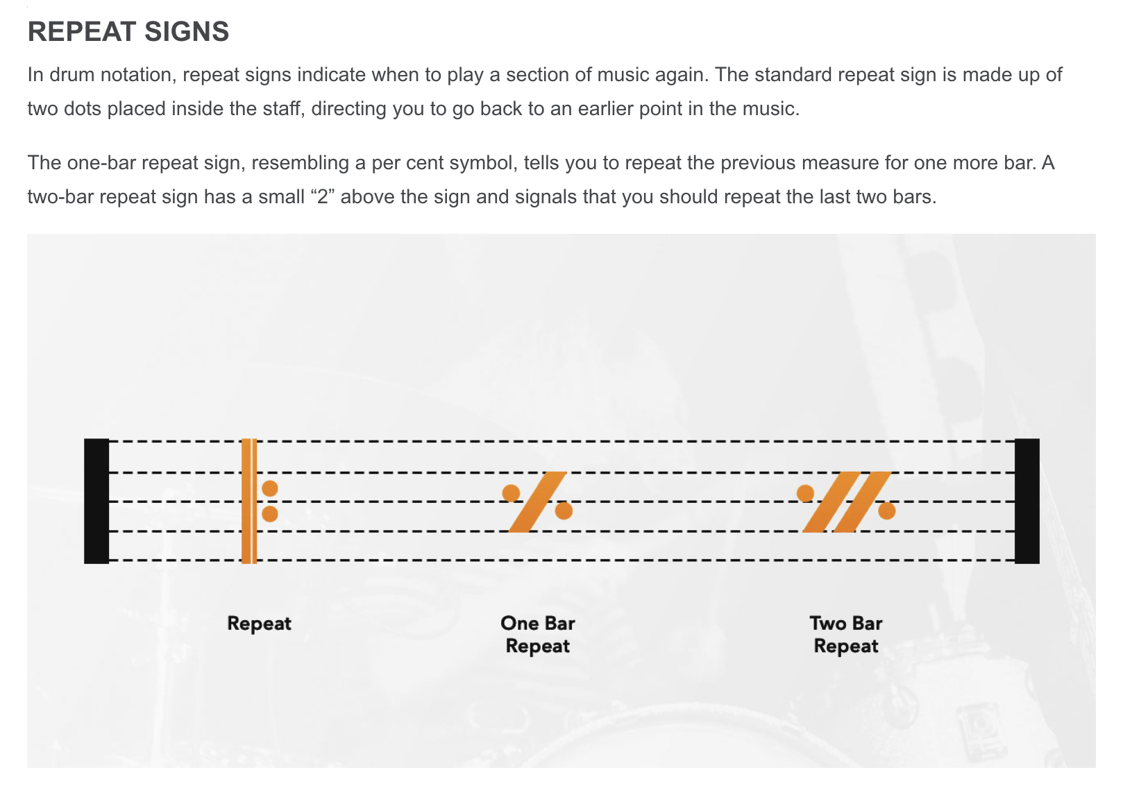 Repeat Signs